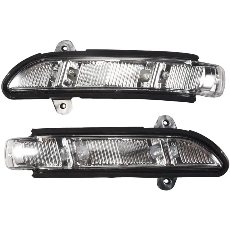 

Exclusive Car Front LH + RH Door Mirror Turn Signal Light For Mercedes W211 W221 07-10 A2198200521 A2198200621