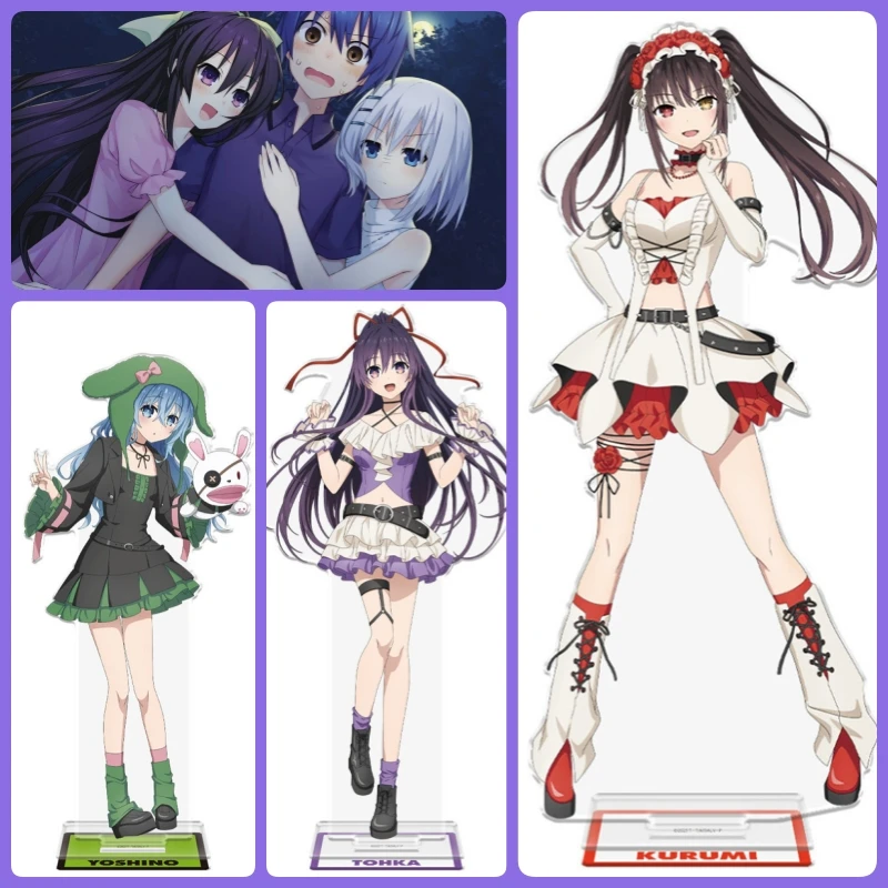 Gothic Style Anime Date A Live V Acrylic Stand Kurumi Tokisaki