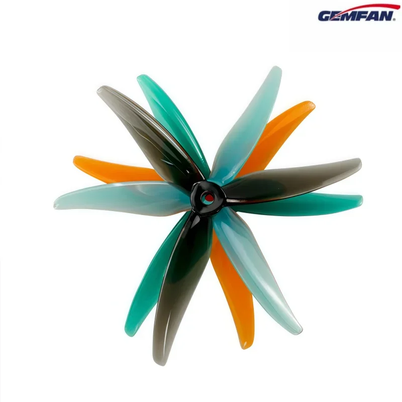 Tres palas 51466-V2 GEMFAN 5 pulgadas 2CW y 2CCW FPV palas de hélice de alta eficiencia resistentes a golpes