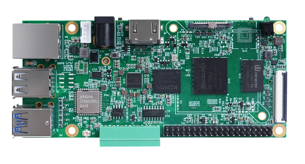 Chipboard  Xpi-3576 Rockchip Rk3576 Sbc, with Extended Credit Card Form Factor 16gb Memory, up to 128gb Flash Memory