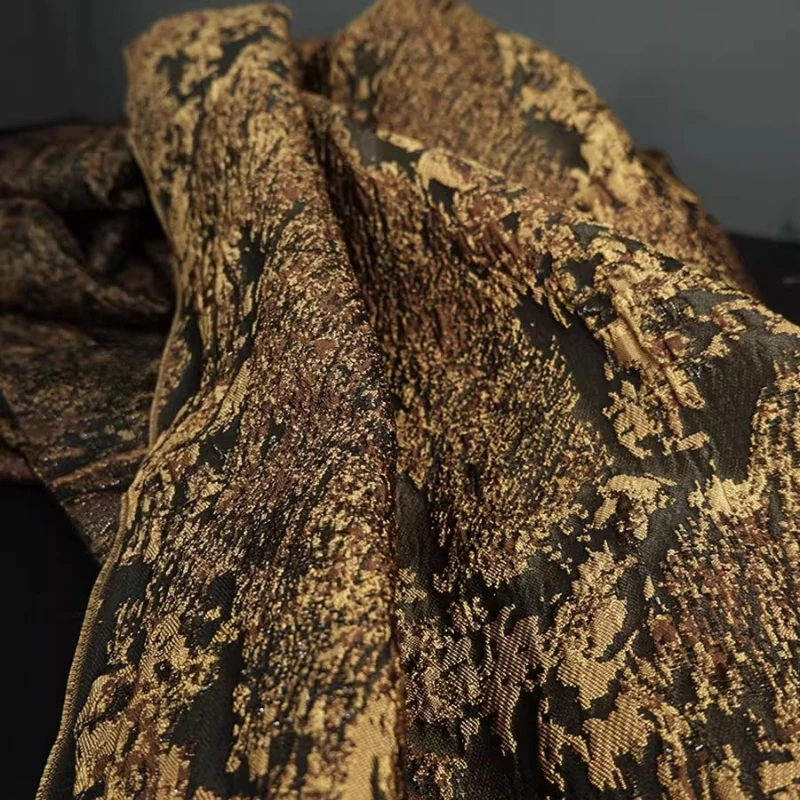 Caramel Jacquard Curtains Fabr - Textile And Sewing Materials review and price