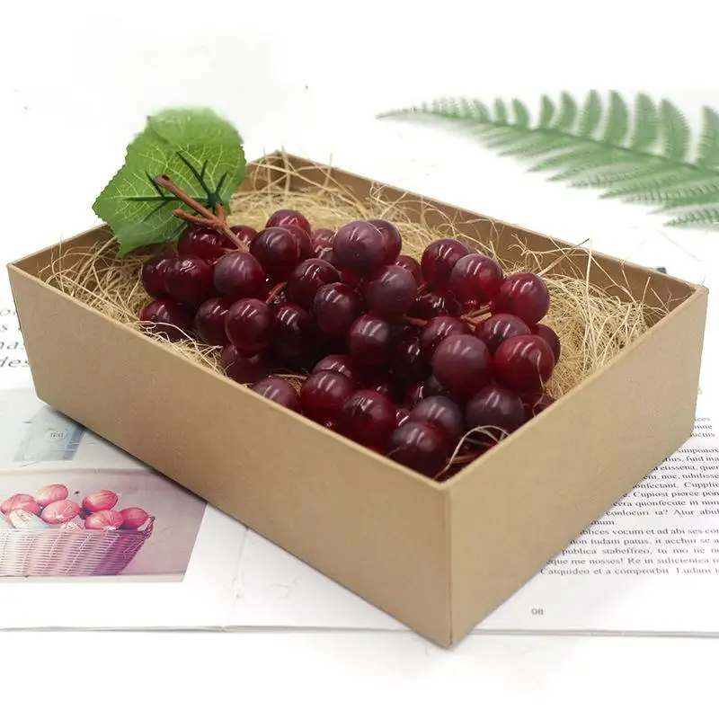 30 جرام/50 جرام/100 جرام الرافية الطبيعية هدية صندوق النبيذ الأحمر مستحضرات التجميل التعبئة الديكور حشو المواد الرافية ورقة العشب #2