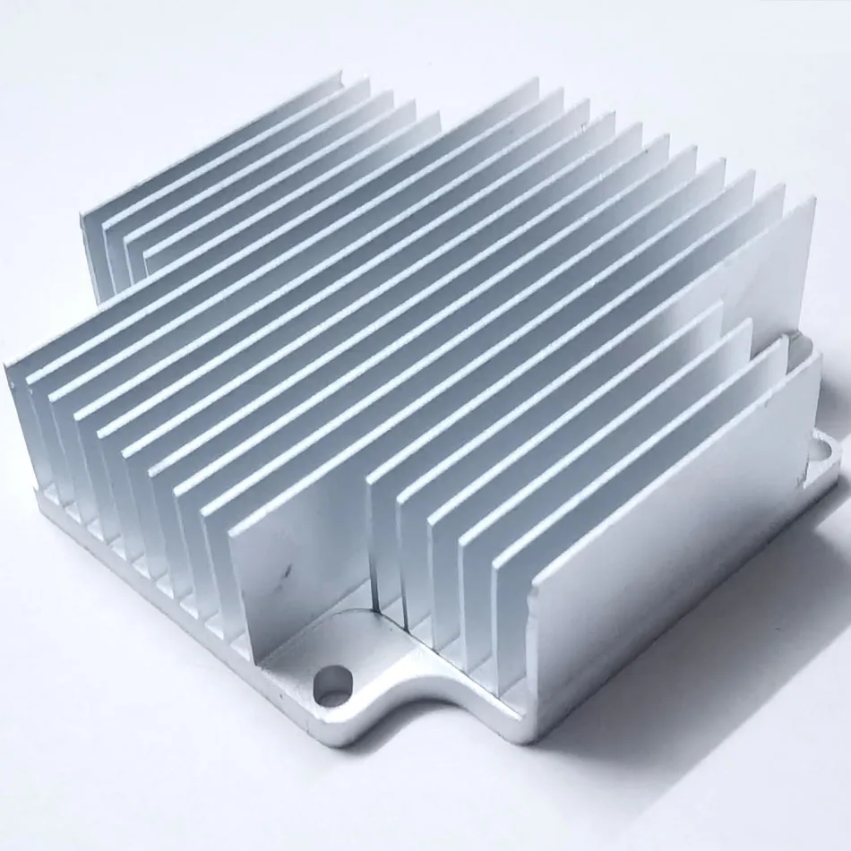 85.75*85*25mm 67x37x25mm Aluminum Alloy High-power Dense Tooth Rectangular Heat Dink Electronic Chip Power Amplifier Heat Sink