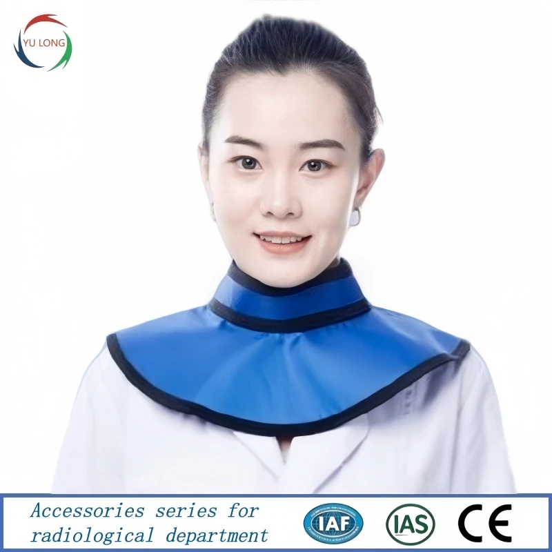Lead Thyroid Shield Collar X Ray Gamma Ray Radiation Protection 0.35/0.5mmPb CT Scan Radiology Protective Neck Guard with
