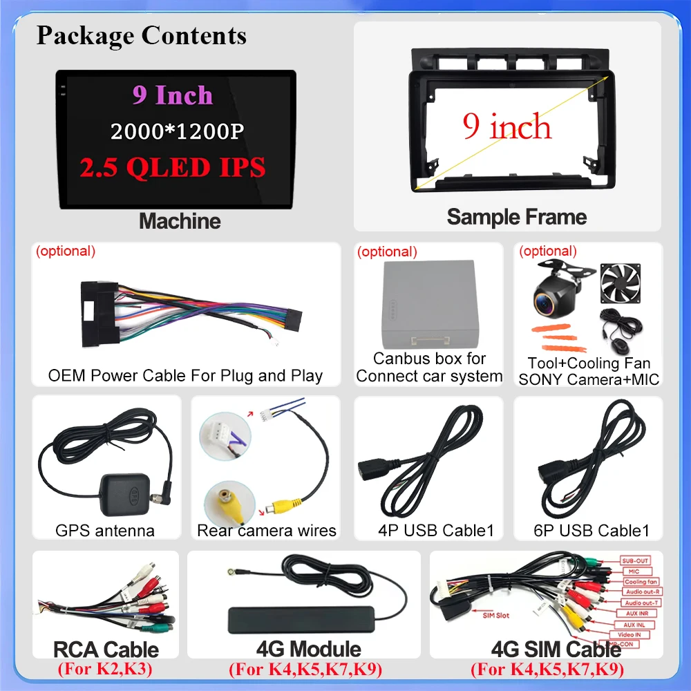 راديو السيارة لكيا مورنينج بيكانتو 2004 2005 2006 2007 رئيس وحدة الوسائط المتعددة مشغل فيديو الملاحة نظام تحديد المواقع أندرويد السيارات واي فاي No 2din