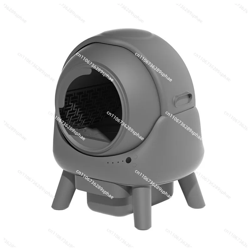 Roller Type Smart Cat Litter Box, Automatic Self-cleaning Large Enclosed Cat Toilet