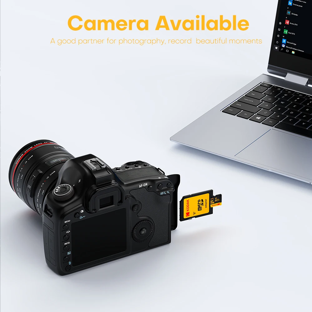 3 قطعة بطاقة الذاكرة كوداك مايكرو SD الأصلية 32 جيجابايت 64 جيجابايت A1 SDXC TF بطاقة الفيديو مع محول SD فئة 10 للهاتف الكاميرا