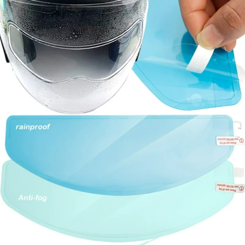 

Motorcycle Helmet Clear Anti-Fog Rainproof Film Helmet Lens Nano Coating Sticker Moto Safety Driving Helmet Accessories