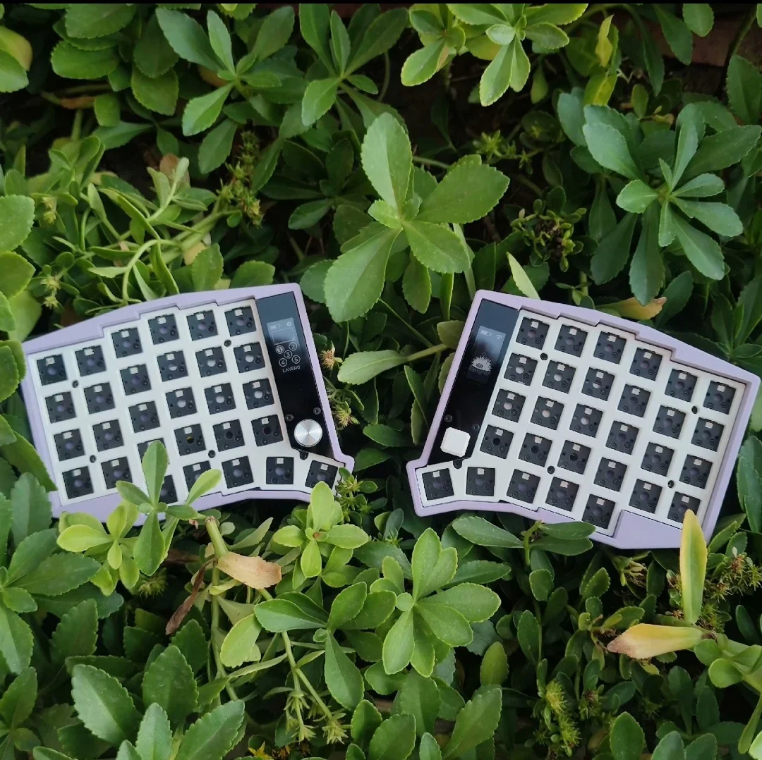 Sofle Split Keyboard Kit Customized with OLED Knob Hot Swap Bluetooth Split Keyboard Ergonomics Wireless Keyboard Nice View ZMK