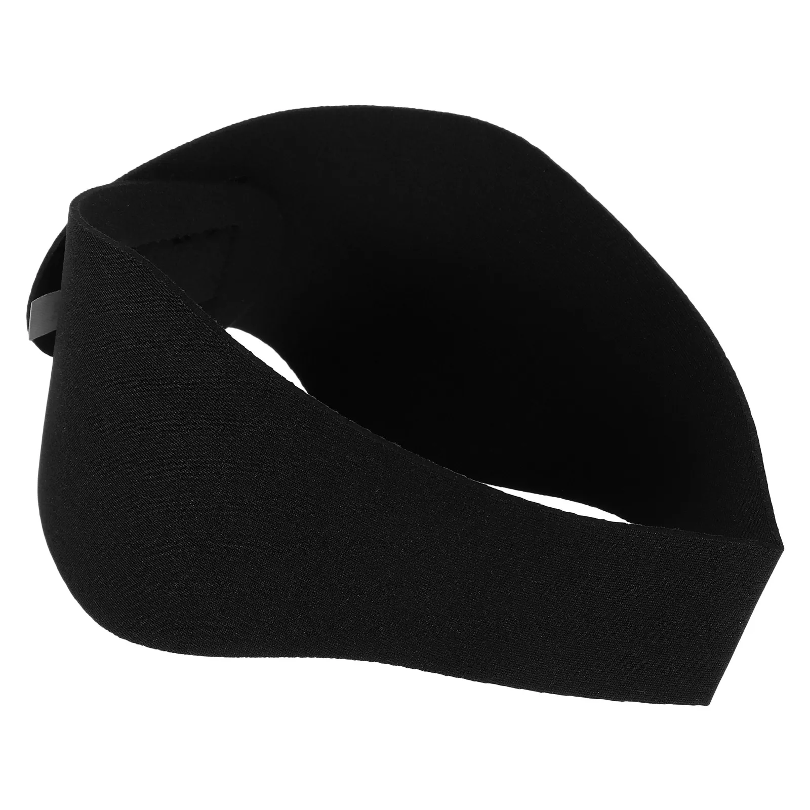Swimming Headband Black Size M Adjustable Waterproof Ear Guard Band for Kids Adults Yoga Diving Kayaking Surfing