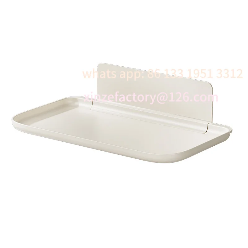

Storage clothes, bathroom storage, wall-mounted shelf, foldable storage shelf, wall-mounted folding board