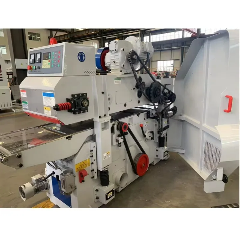 Supply new type of wood thickness planer double-sided 2-sided spiral cutter head planner spiral type