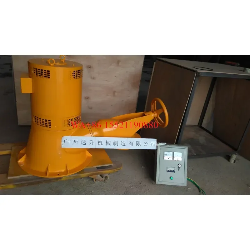 WMWMNU for 10KW 20KW 30KW 400V Small River Hydro Power Turbine Kit with 0.271-0.441m/s Flow Rate for Home Use
