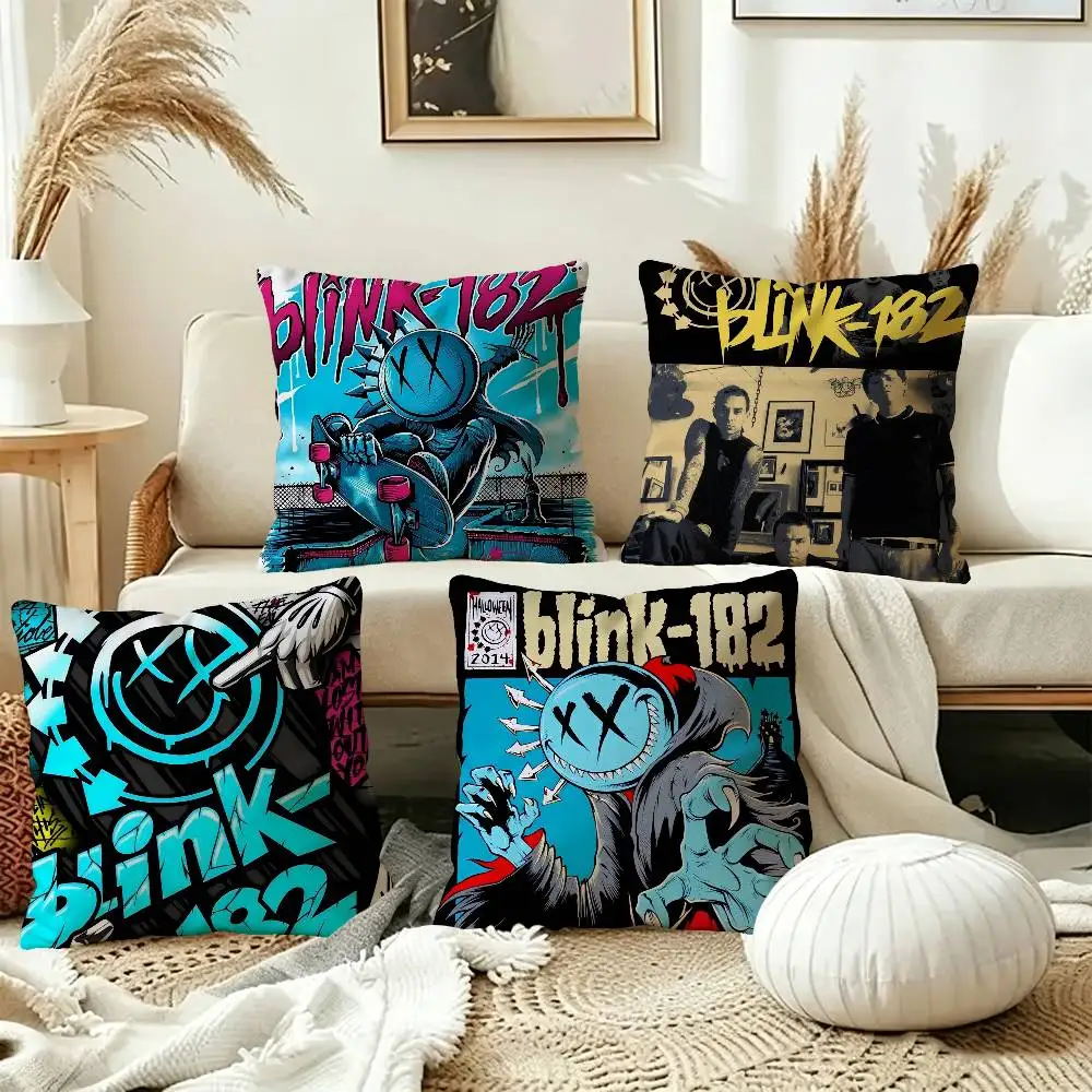 B-Blinks 182 Rock Band Cushion Cover Decorative Pillow Sofa Home Decor case pillow cases