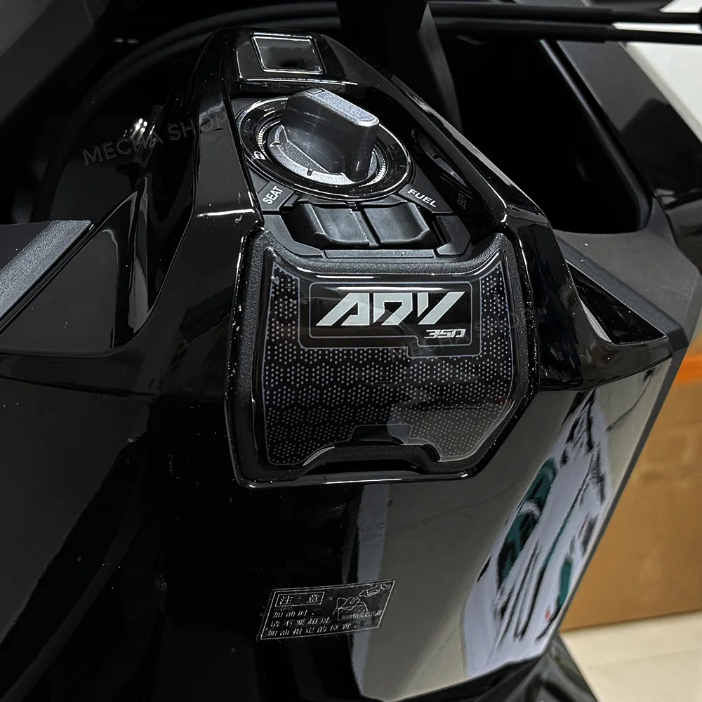 For ADV 350 Accessories 2025 ADV350 Stickers Ignition Area Protection Waterproof Scratch 3D Resin Stickers