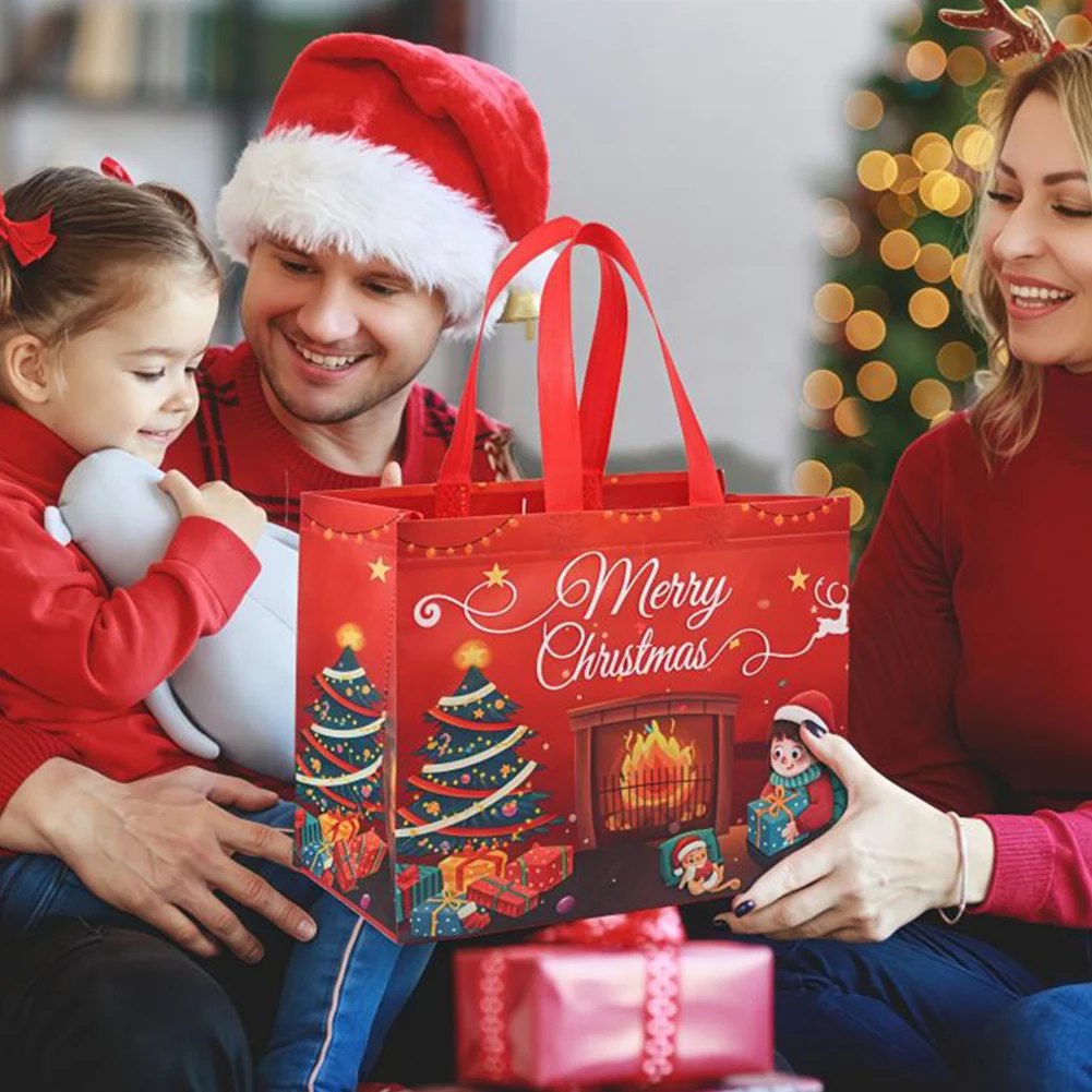 

Holiday Present Sacks Vibrant Christmas-Patterns For Festive For Seasonal Home Decor