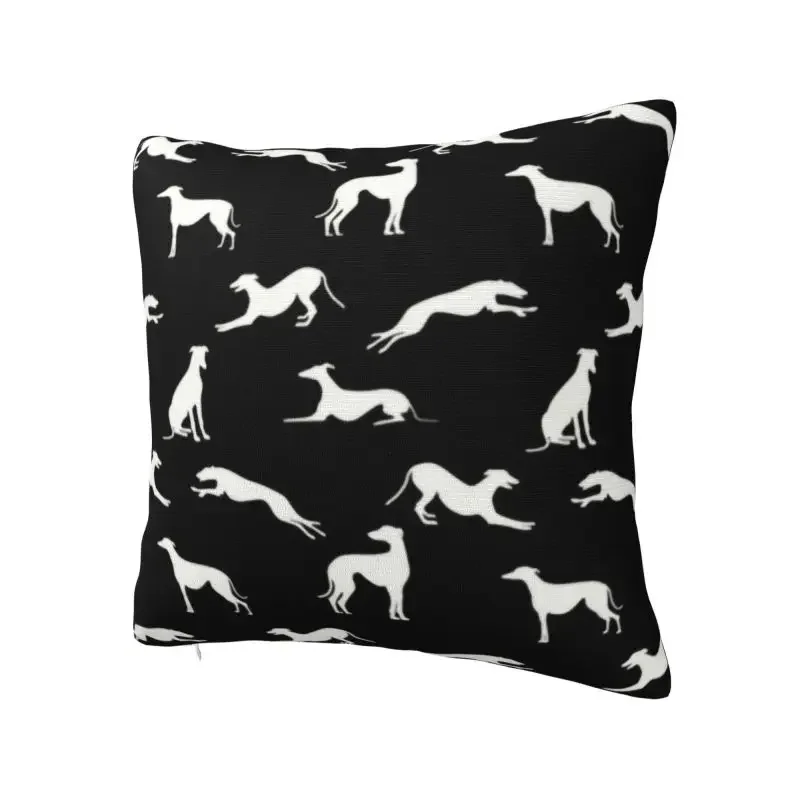 Greyt Greyhound Silhouettes Nordic Throw Pillow Cover Decoracion Salon Case Whippet Sighthound Dog Cushion