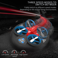 2.4G Sea, land, and air three in one JJRC detachable drone with 360 ° roll and no head mode, one click landing and return