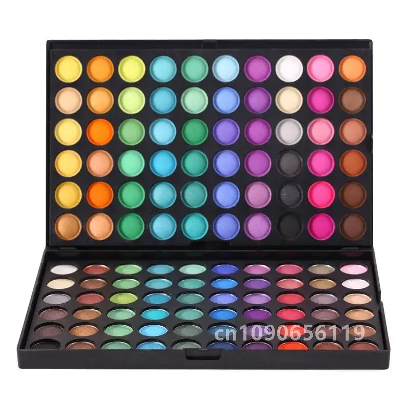 Make-up-Set, 120-Farben-Make-up-Palette, nackter Lidschatten, professioneller schimmernder, mattierter Glitzer-Lidschatten, wasserfeste Lidschatten-Palette