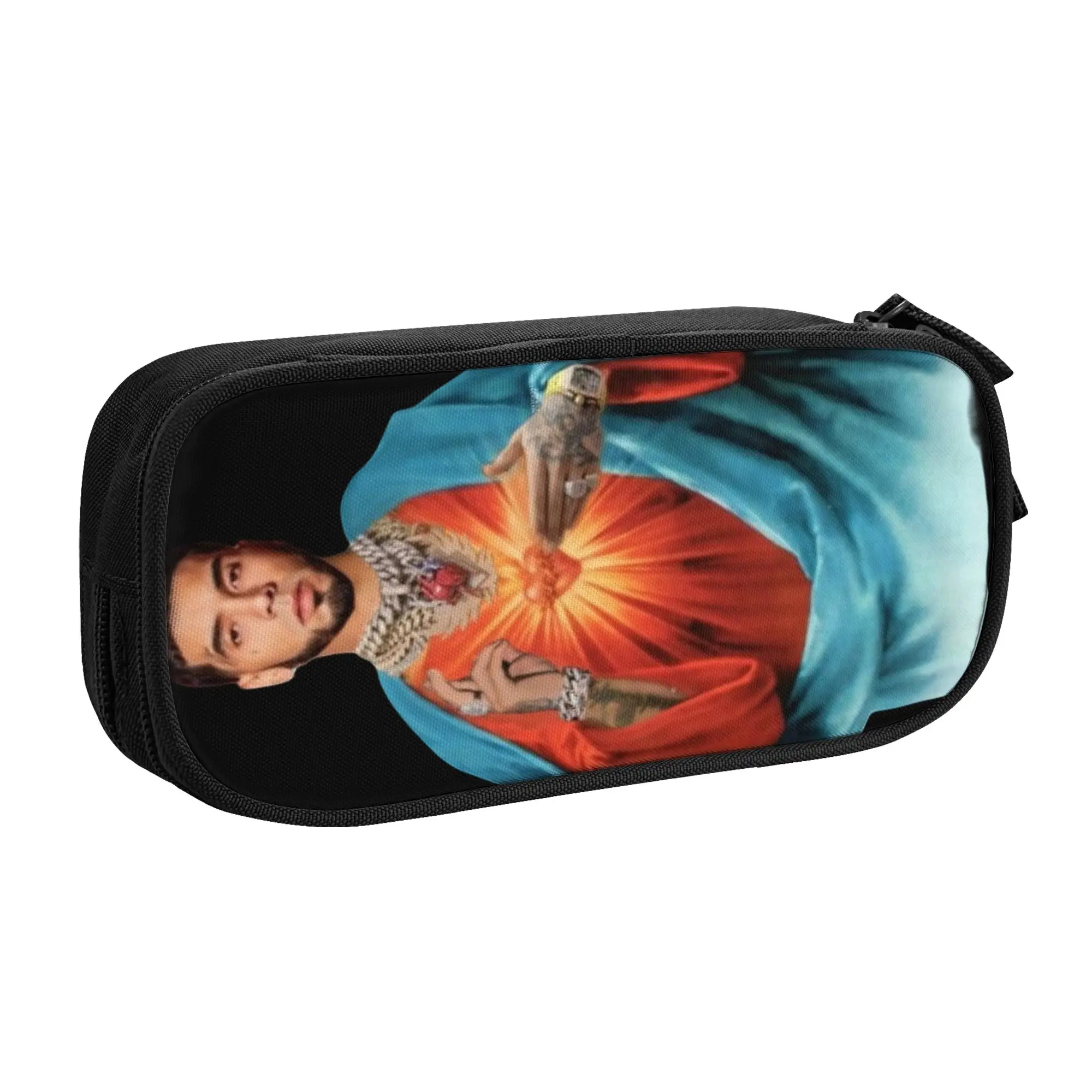 Jesus Anuel AA Puerto Rican Rapper And Singer MIRAME  Kawaii Pencil Case Boy Girl Large Capacity  Pencil Box Student School
