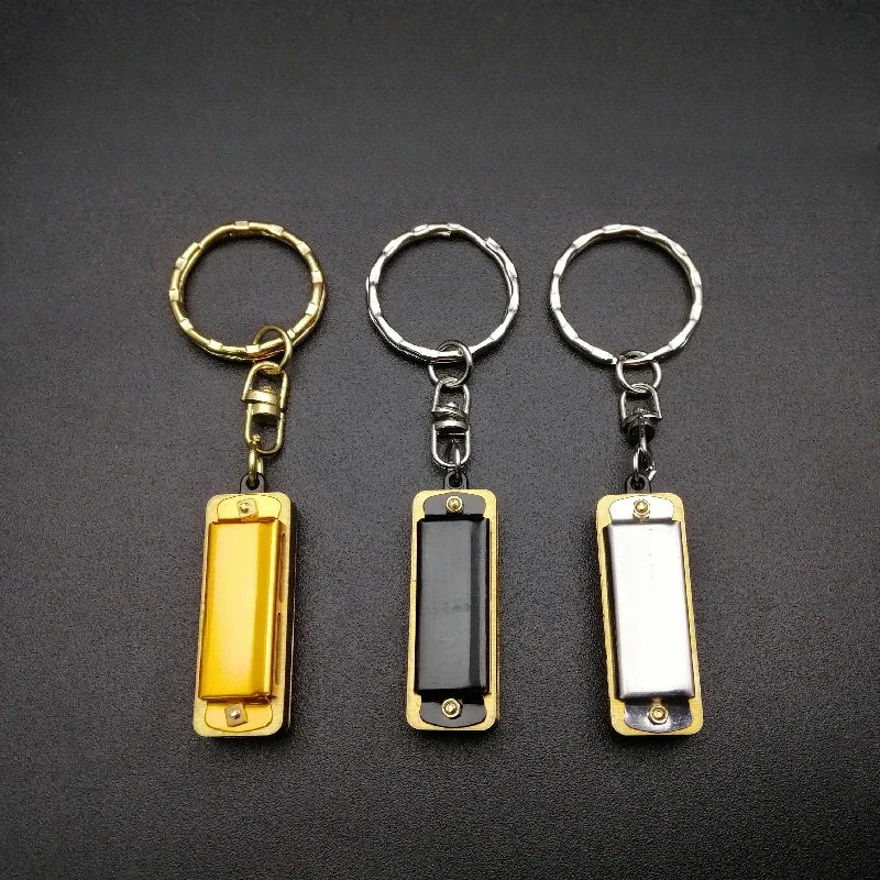 

Swan Style SW4 4-Hole 8-Tone Necklace Harmonica, Small Harmonica Keychain Ornament Stall Supply