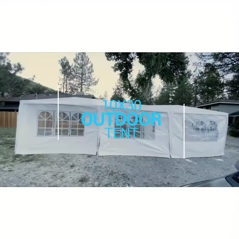 Outdoor 10x30 Canopy Party Wedding Tent Gazebo Pavilion Cater Events W/Sidewalls - AliExpress