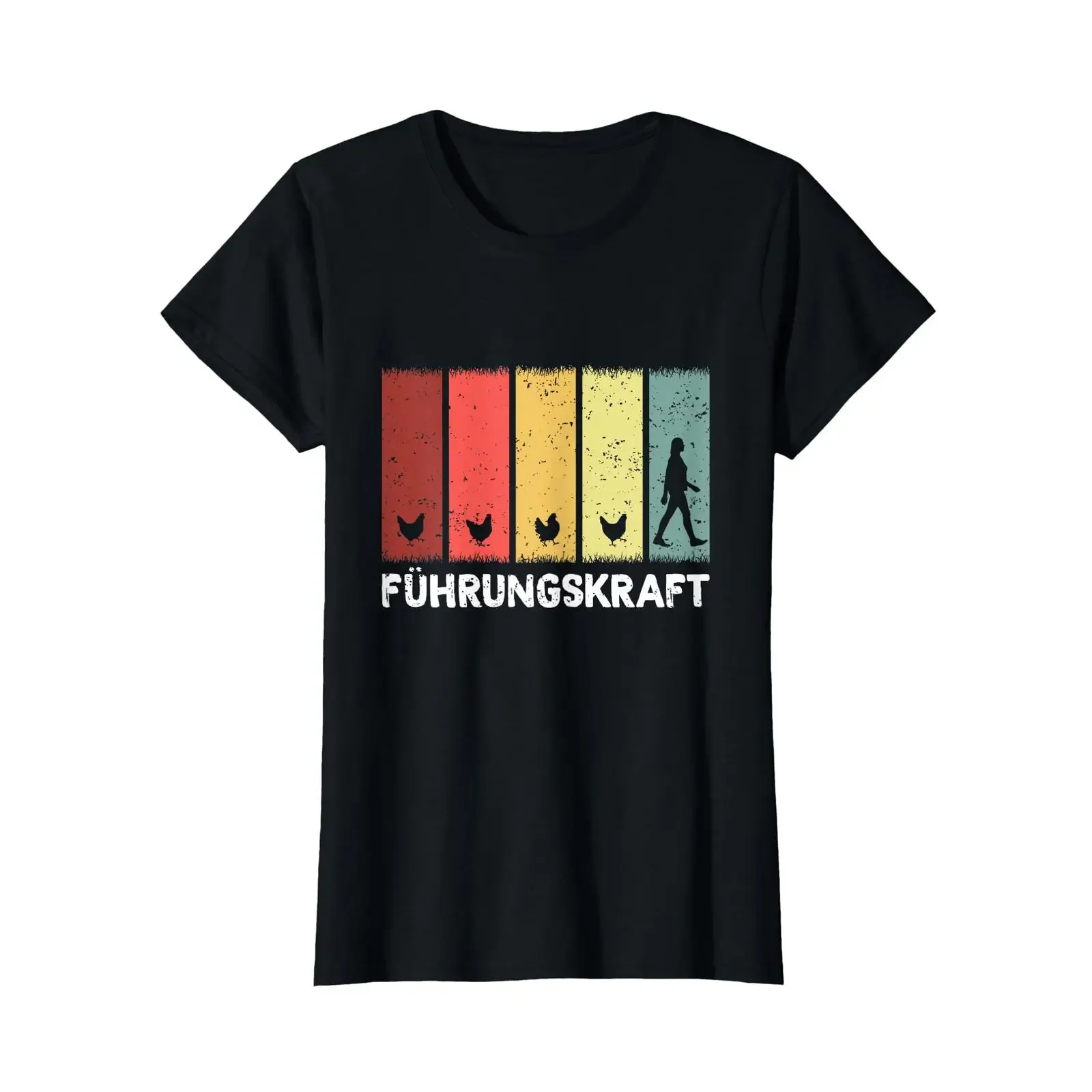 Women's Leadership Farmer Chicken Farm Saying T Shirt vintage Washed Comfortable Slightly Casual Stretched homme fashion