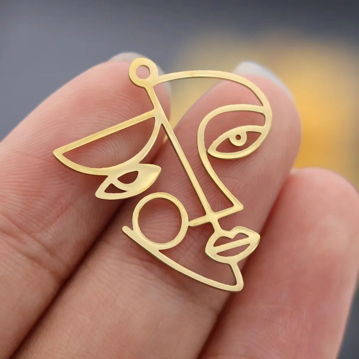 3pcs Abstract Animal Plant Charms Stainless Steel Butterfly Leaf Sun Pendant for DIY Jewelry Making Necklace Earrings Wholesale