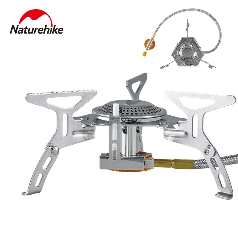 

Naturehike Camping Electronic Ignition Stoves Adjustable Firepower Portable Foldable Furnace Head Outdoor Gas Stove Cookware