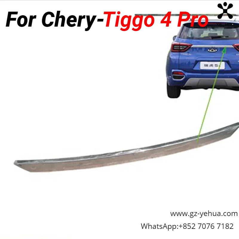 

Chery Tiggo 4 Pro 2020 2023 Rear Trunk Door Decorative Strip Exterior Modified Automobiles Parts Accesorios Para Auto Tools