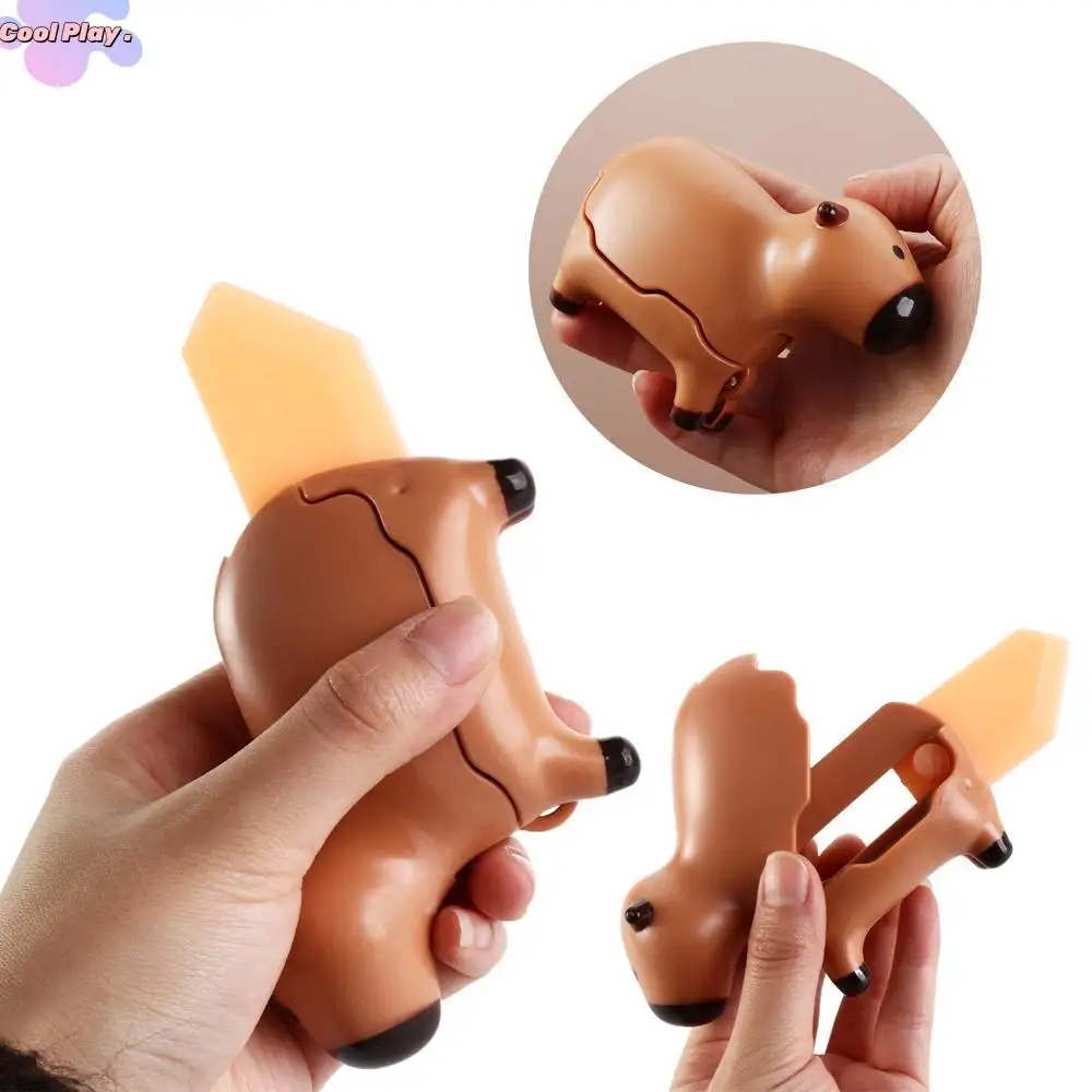 3D Printing 3D Gravity Capybara Toy Interactive Creative 3D Fidget Carrot Toys Mini Cartoon Model Radish Mini Toy Couple