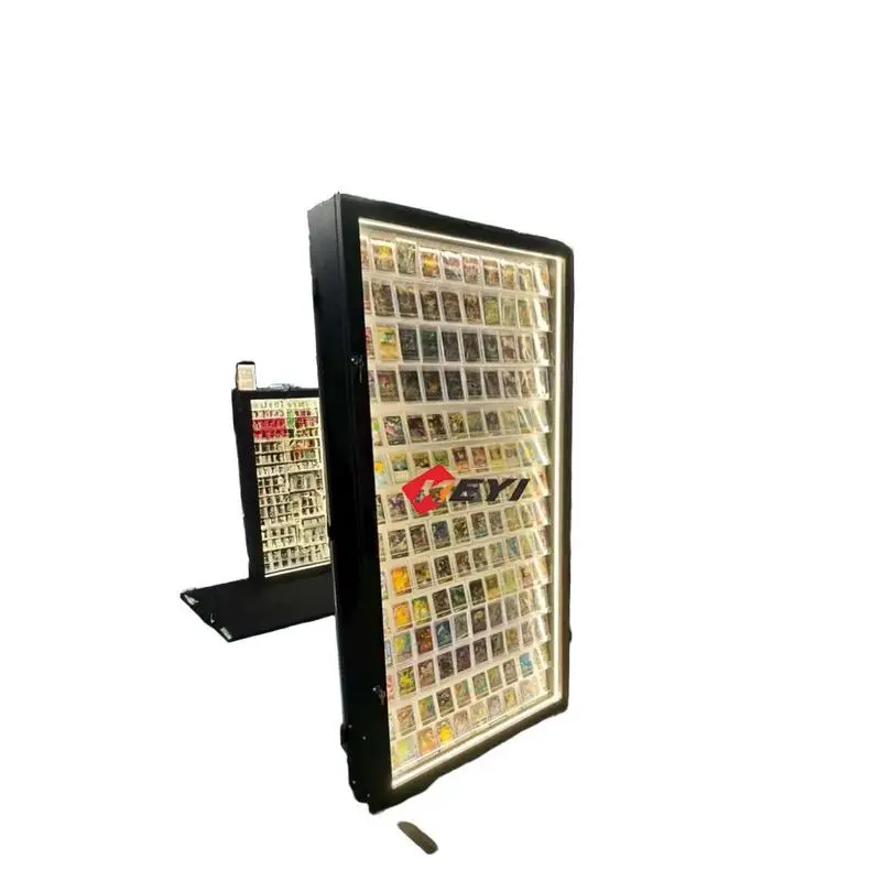 custom.Modern  TCG Display  Retail Store Floor Metal Stand Trading Card Display Rack