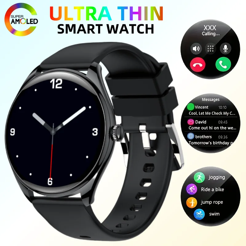 

MT55 Smart Watch 1.43 Inch Amoled Screen Bt Call IP68 Waterproof Dafit for Men Women Sport Real Blood Oxygen 2026 Smartwatch