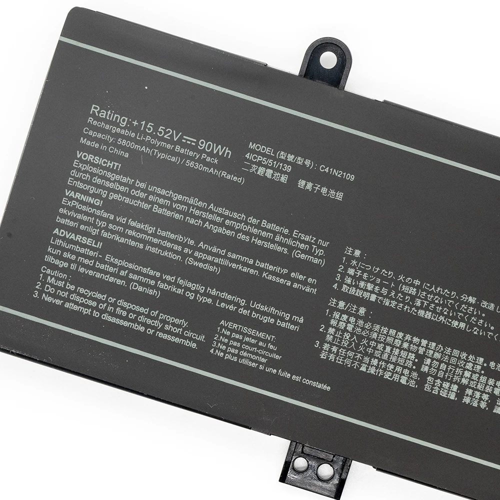 SUOZHAN 15.52V 90Wh C41N2109 Laptop Battery For ASUS ROG Strix G18 Flow X16 GV601RE-M5057X NR2203RM