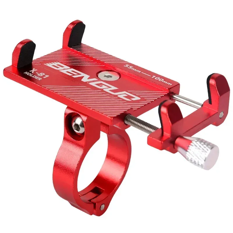 

Bicycle Aluminum Alloy Phone Holder Fixed Mount for Bike Electric Scooter Motorcycle Riding Navigation Bracket