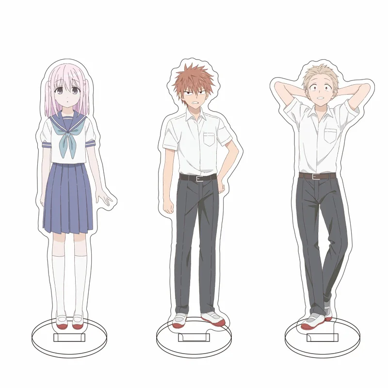 

Inexpressive Kashiwada and Expressive Oota Anime Acrylic Stand Model Plate Decoration Desk Figure Display Peripheral Products