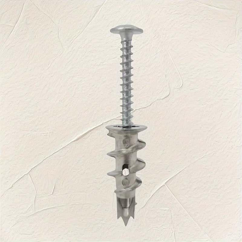 25 Satz diamantbeschichtete Platinenankern, spiralförmige Expansionsschrauben, robuste Metallwandankern, Spiralexpansionsrohrschraube, eingebettet – Detail 5