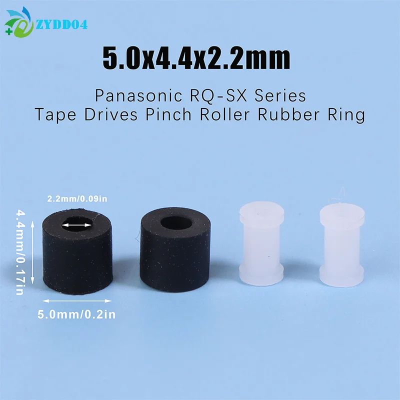 ●2Pcs Pinch Roller Rubber Ring For Panas RQ-SX Series Walkman Tape Drives Recorder Cassette Deck Audio Stereo Player