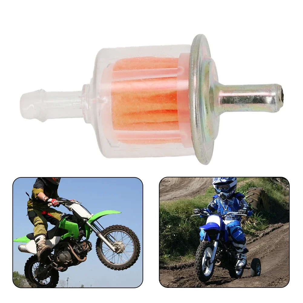 Motocicleta Fuel Filter Pipe, Bikes Cars Connector, Gasolina Fuel Line, Gás Inline, Tratores RV, 3 pol, 8in