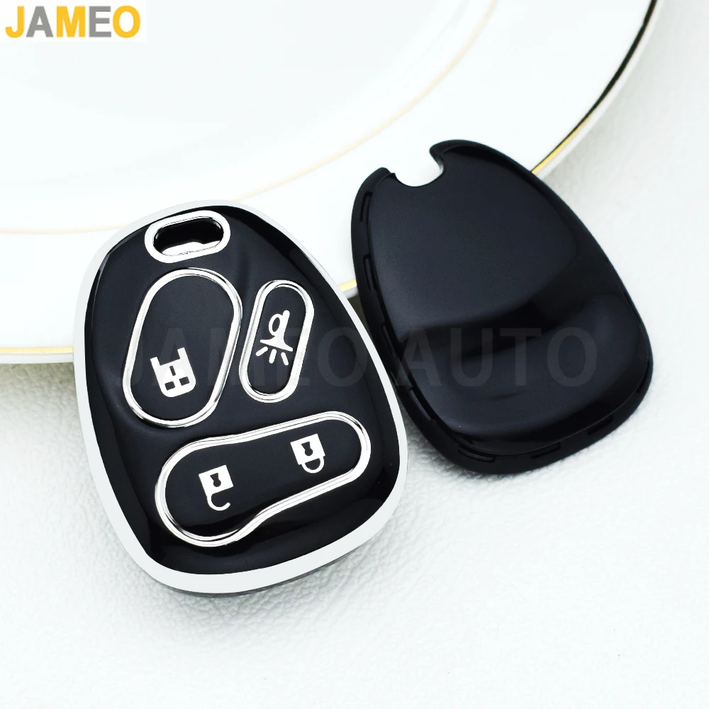 3 4 Buttons TPU Car Key Cover Case for GMC Sierra Sonoma Yukon for Chevrolet S10 Silverado Suburban Tahoe Auto Rempte Shell Fob