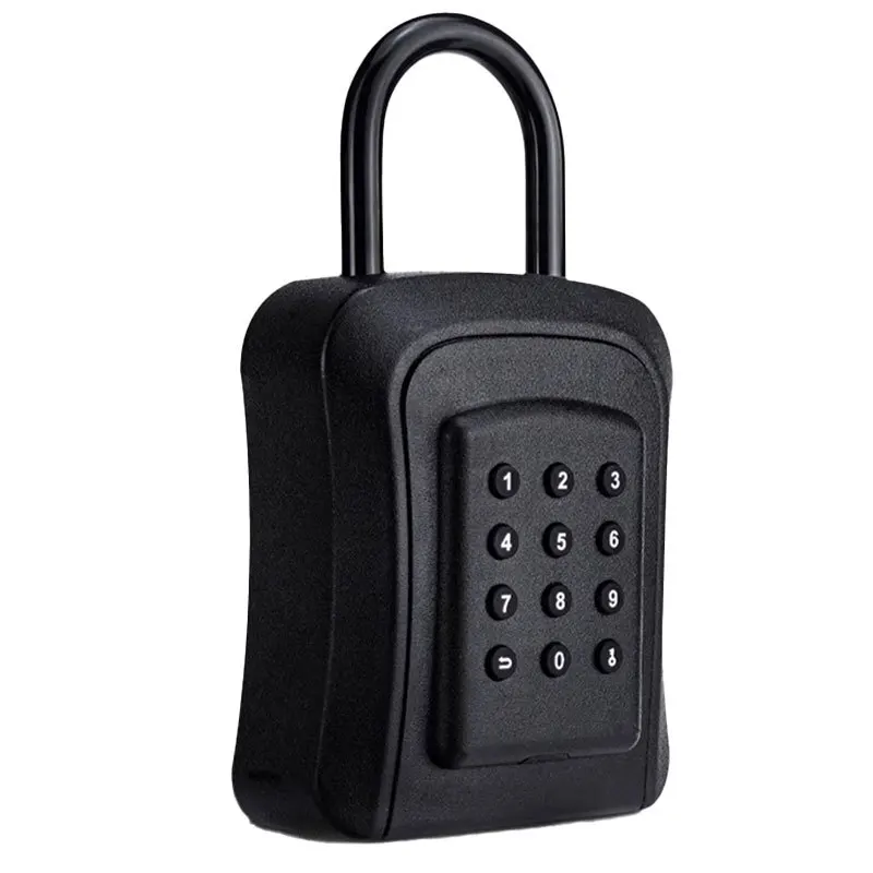 Bluetooth Smart Fingerprint Key Lock Box Outdoor Anti Theft Password Keyless Entry Key Storage for Home Security