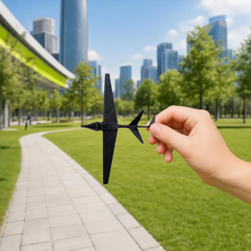 2026 Hand-thrown Airplane Kids Airplane Toy Glider Adjustable Wing Throwing Plane Outdoor Flying Toy for Boys Girls Birthday Gif