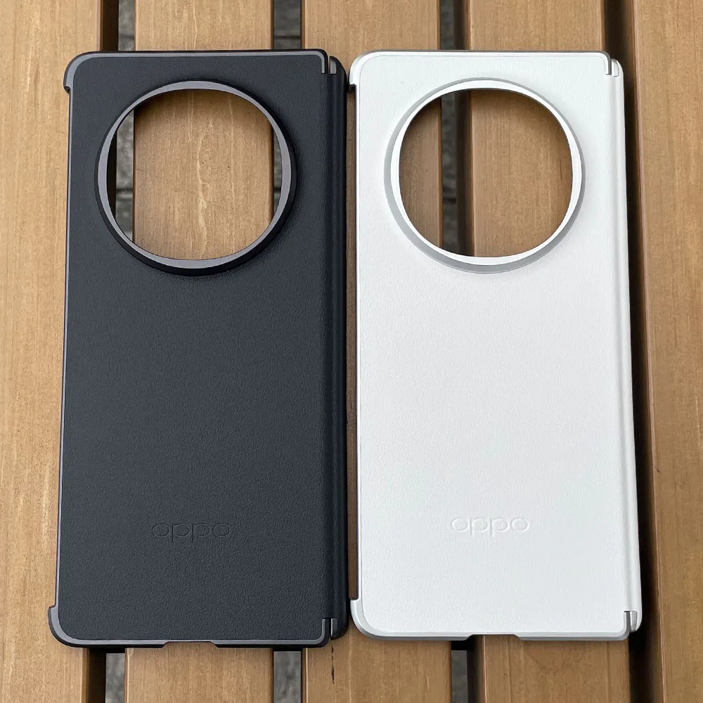 Original OPPO Find N5 Case Ultra Thin Leather Middle Protection