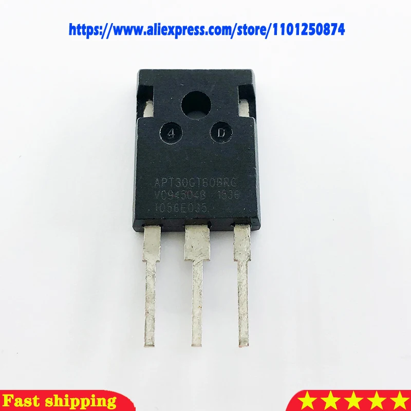 5PCS APT30GT60 APT30GT60BRG APT30GT60BR TO-247 600v 600a new original In Stock