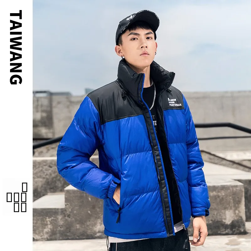 

Original Trendy Brand Men's Thiened Cotton Jaet oulder Slouchy Loose Fit Stand Collar Winter Warm Casual Outerwear