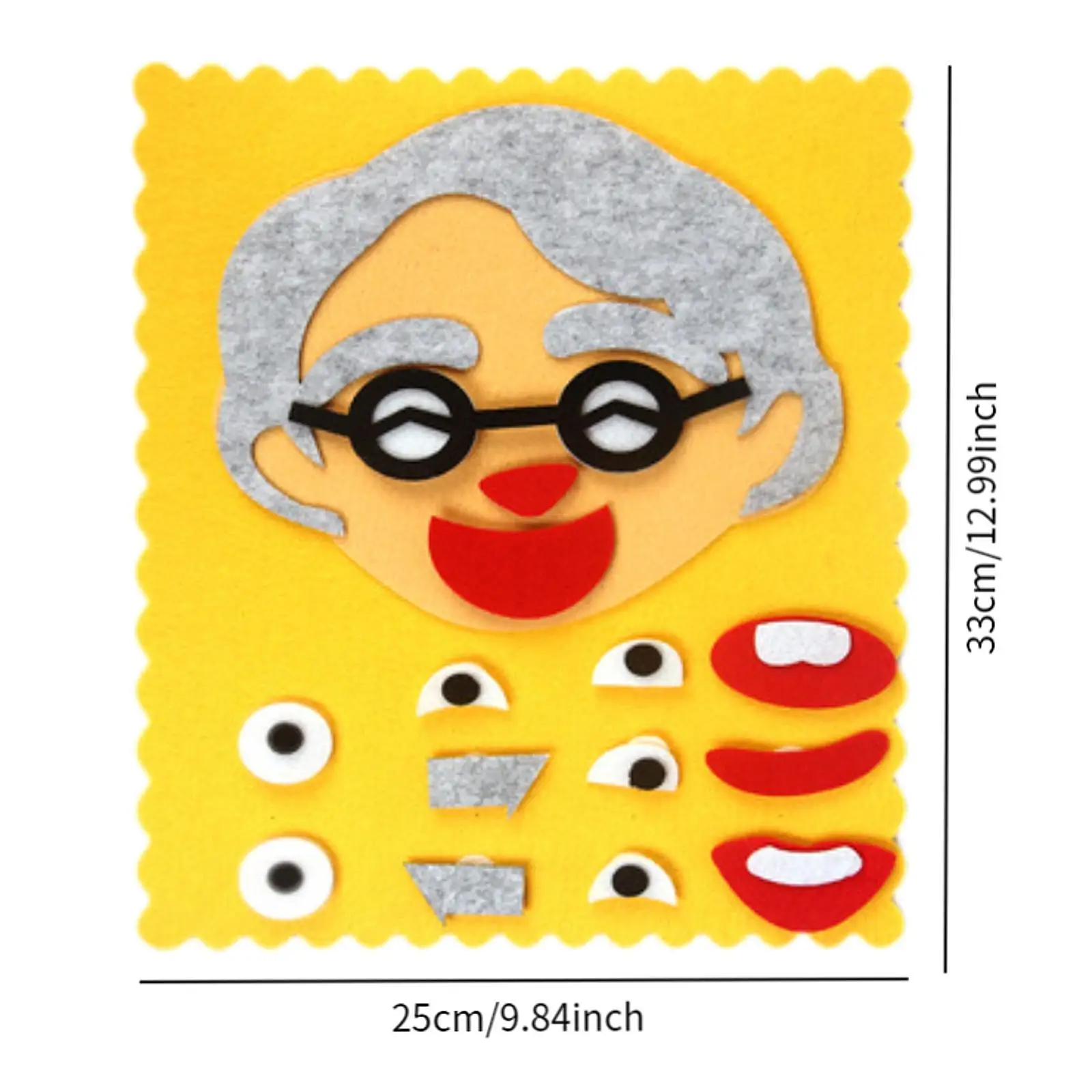 DIY Face เปลี่ยนปริศนาของเล่น,ของเล่นการเรียนรู้ทางอารมณ์ทางสังคม,Creative,Facial Expressions ปริศนาของเล่นสําหรับเด็กผู้หญิงเด็ก