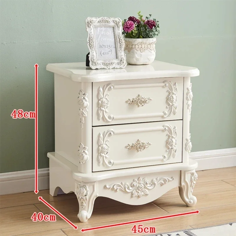 Vintage Luxury Night Table Bedroom Storage Modern Trendy Nightstand Nordic European Comodini Camera Da Letto Bedroom Furniture