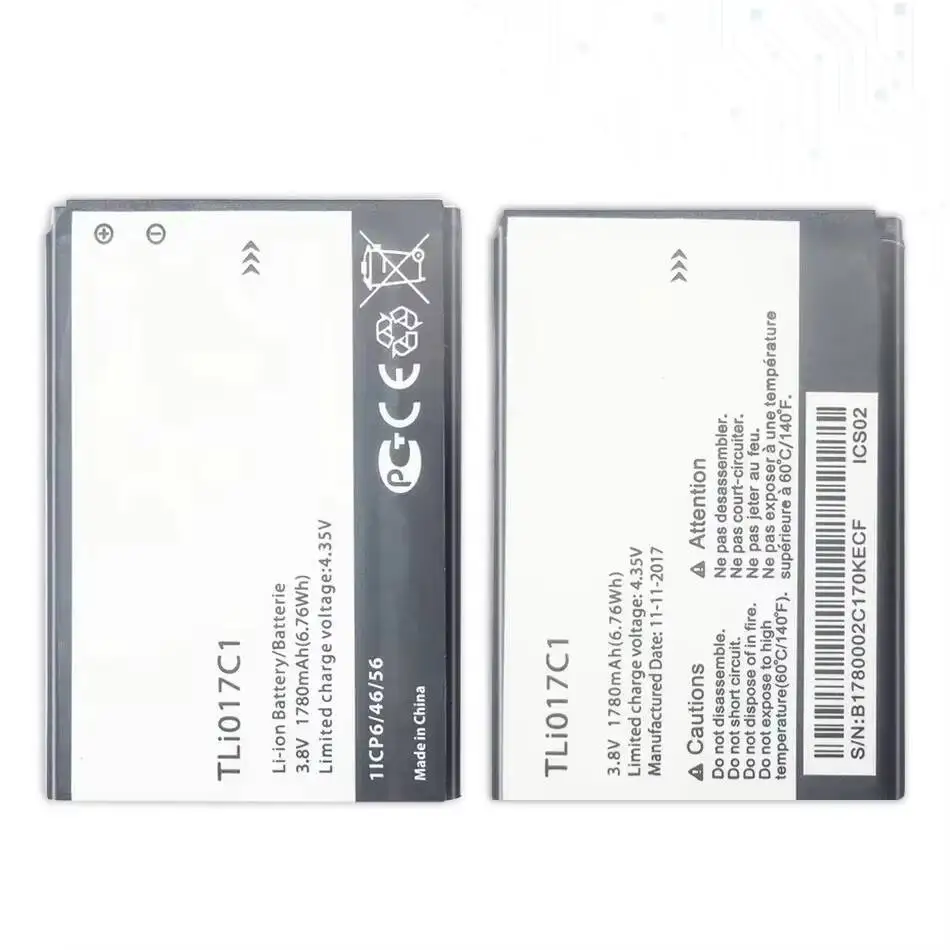 

Mobile Phone Battery TLI017C1 1780Mah For Alcatel Onetouch Pixi 3 4.5" 5019D 5017D 5017A 5017X 5017 5027B