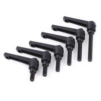 Clamping Handle Lever M8 Clamping Handle Screws 16-60mm Clamping Lever Machinery Adjustable Handle Locking External Male Thread