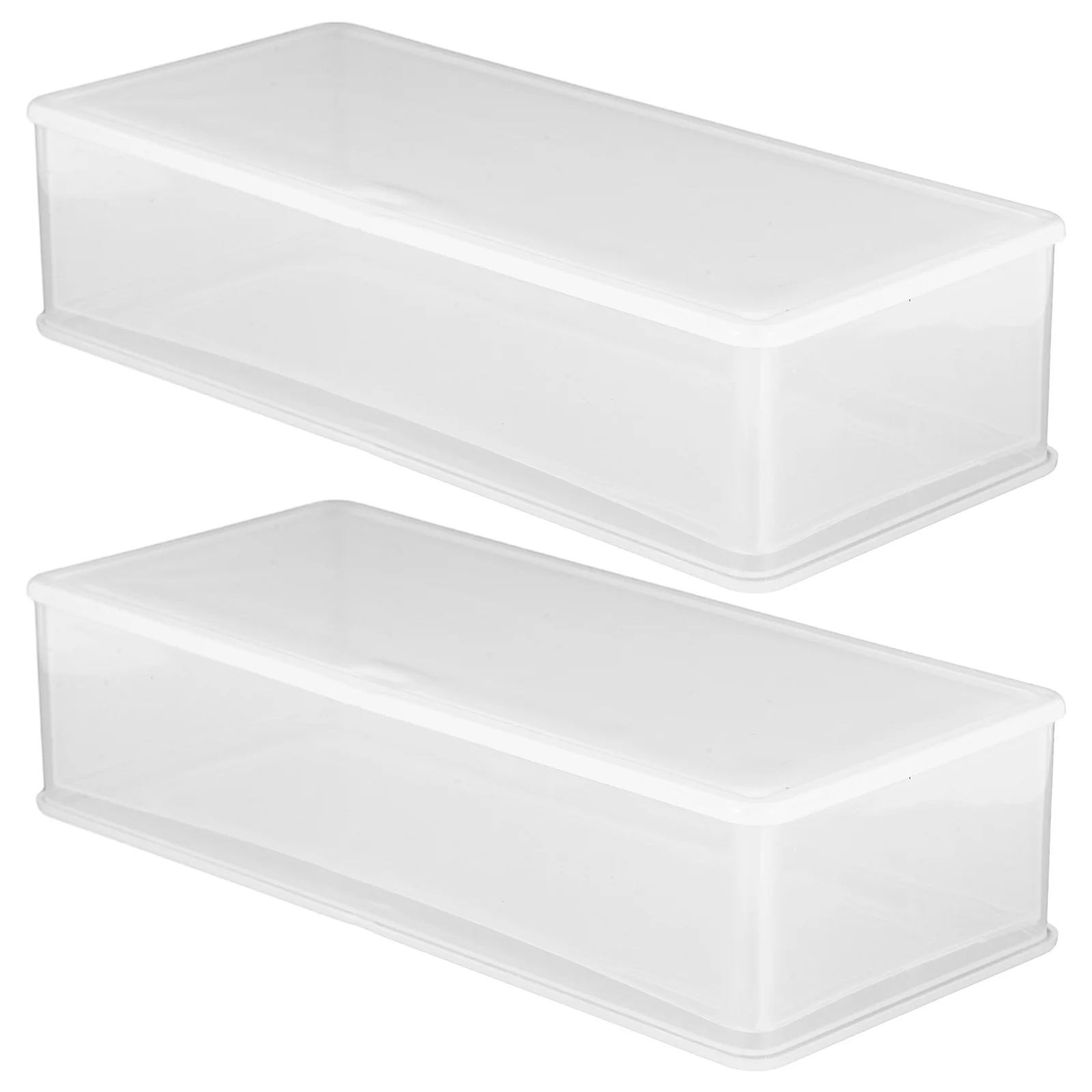 2Pcs Coin Holder Large Capacity Coin Storage Box Compact Plastic Case Portable Reusable for Banknotes Medallions Collection